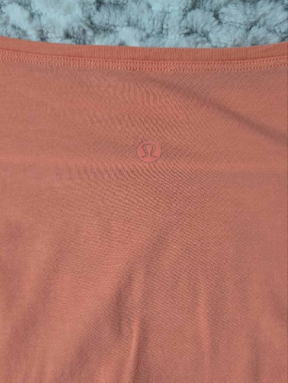 lululemon athletica Back In ActionShort Sleeve Tee in Coral Peach - Picture 2 of 2